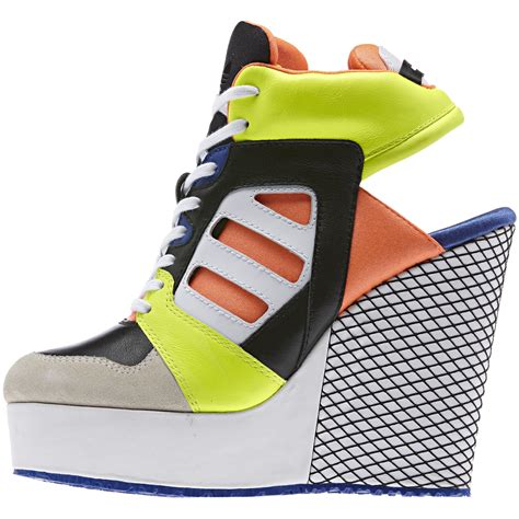 adidas wedge sneakers blue|Adidas high heel wedge sneakers.